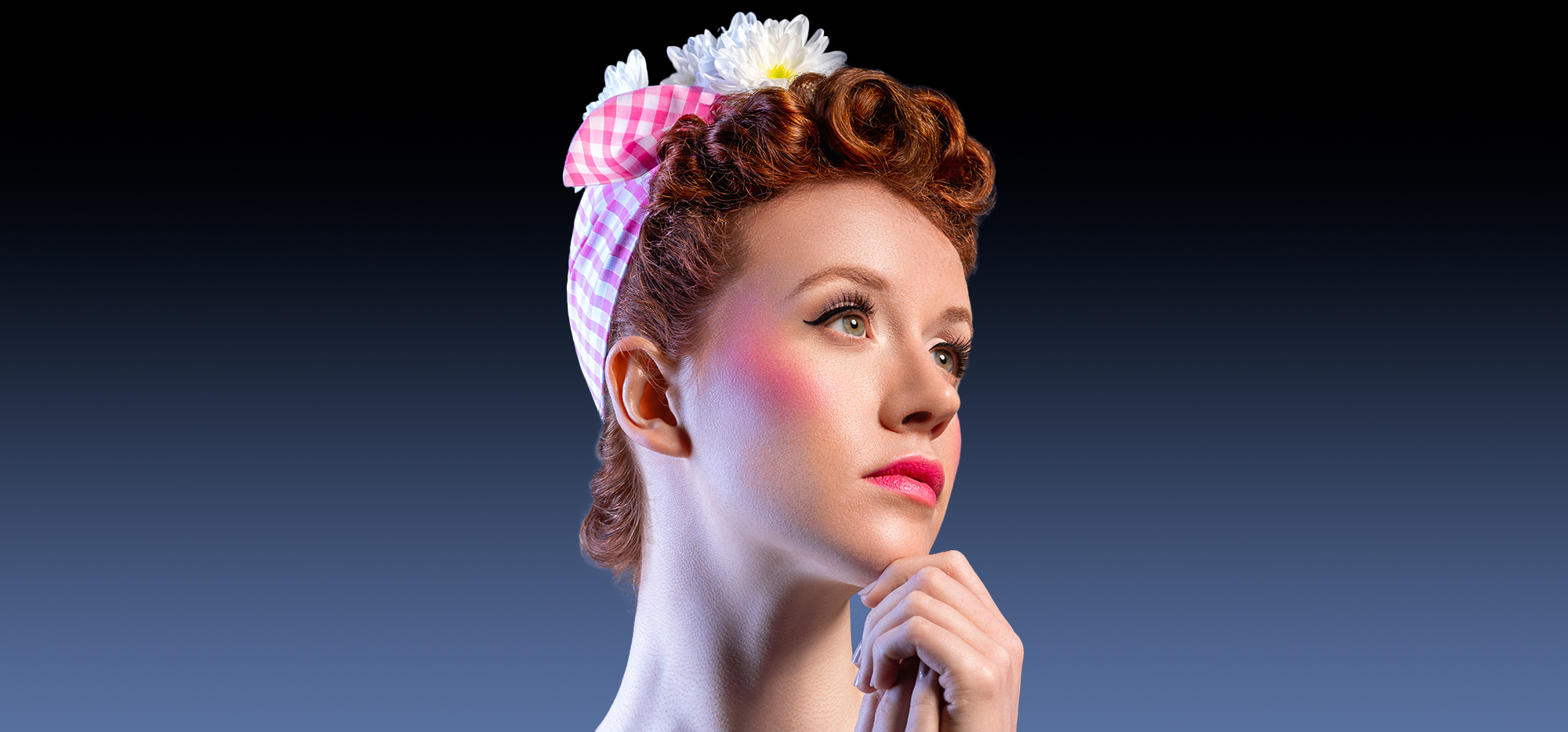 Image showing vintage hair and makeup