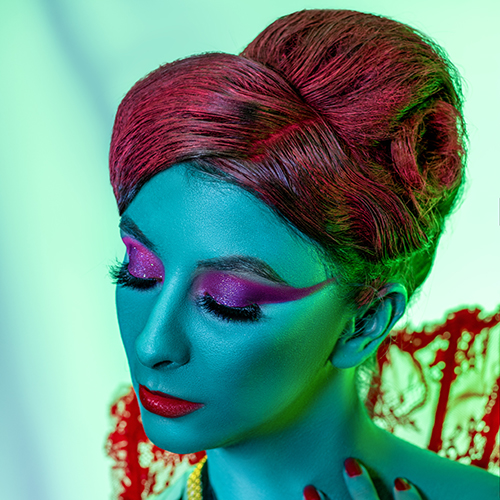 Image showing vintage hair and makeup